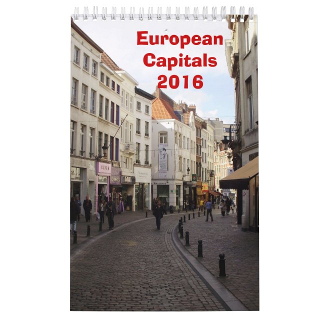 European Capitals - 2016 Calendar (Cover)