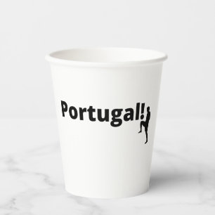 European Champions League Portugal Paper Cups
