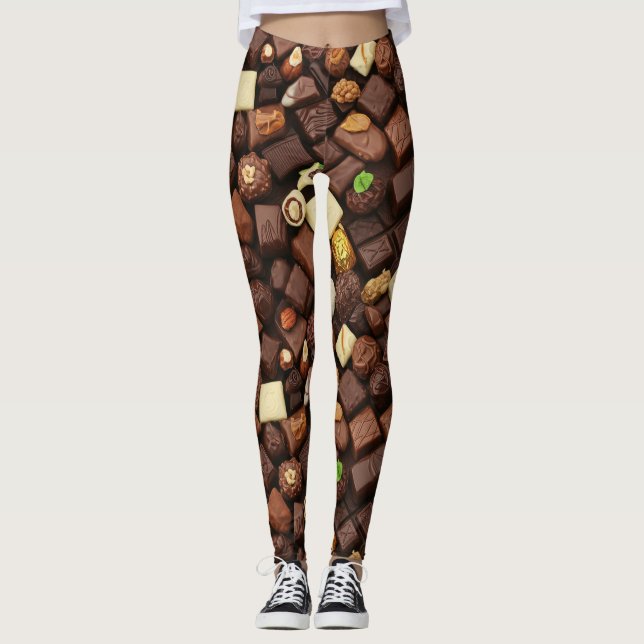 European Chocolate Leggings (Front)