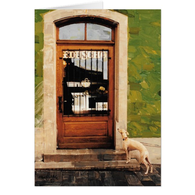 European Coffee - Original Painting by C. Schridde (Front)