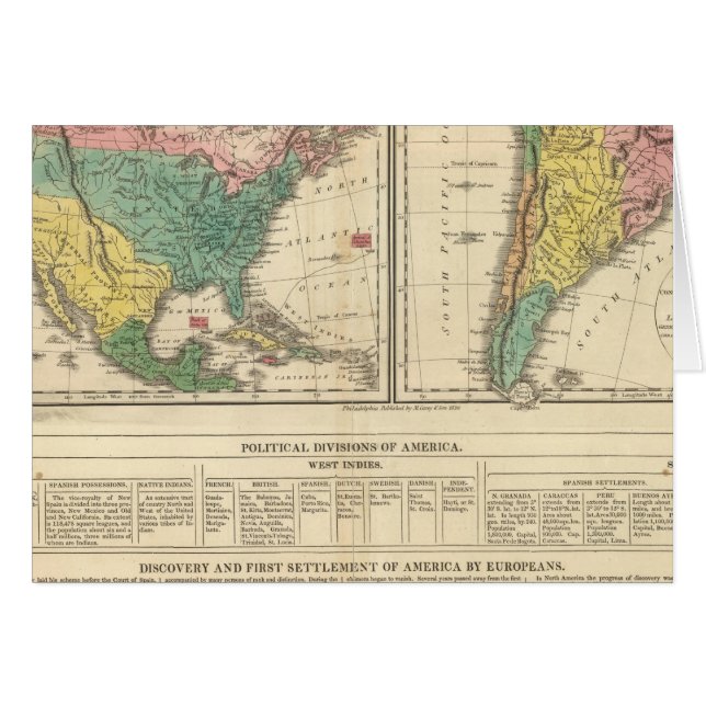 European Discovery of America Atlas Map (Front Horizontal)
