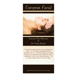 European Facial, European Facial, This facial i... Rack Card