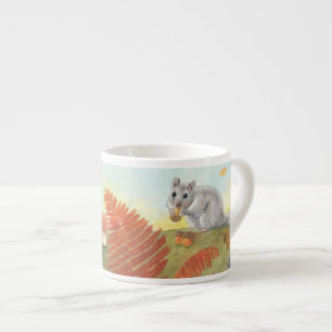 European Fat Dormouse (Glis glis) in Nature Espresso Cup
