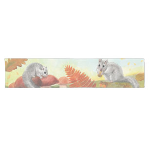 European Fat Dormouse (Glis glis) in Nature Short Table Runner