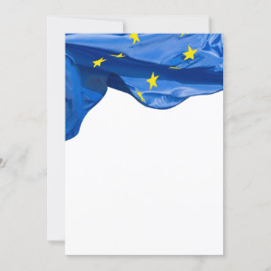 European flag invitation