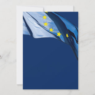 European flag invitation