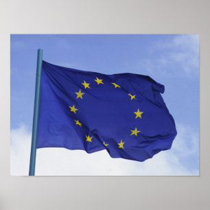 European Flag RF) Poster