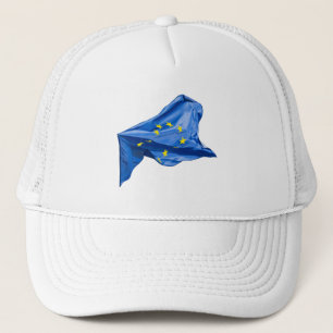 European flag trucker hat