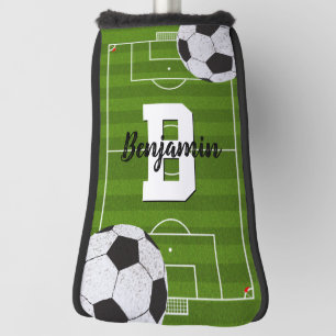 European Football Putter Golf Head Cover