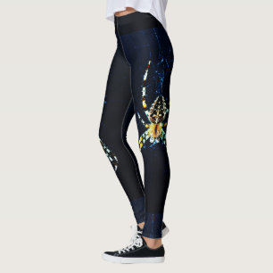European Garden Spider lecn Leggings