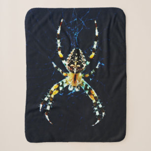European Garden Spider sbcn Sherpa Blanket