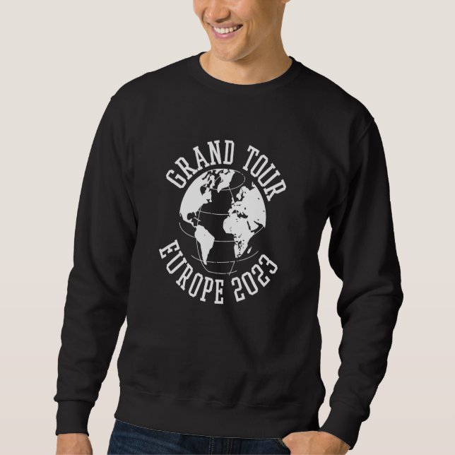 European 'Grand Tour Europe 2023' Retro Family Gro Sweatshirt (Front)