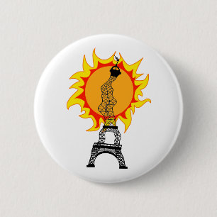 European Heat Wave 6 Cm Round Badge