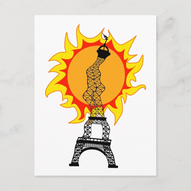 European Heat Wave Postcard (Front)