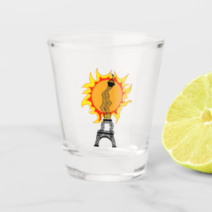 European Heat Wave Shot Glass