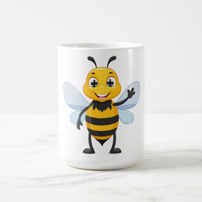 European honey bee coffee mug (Center)