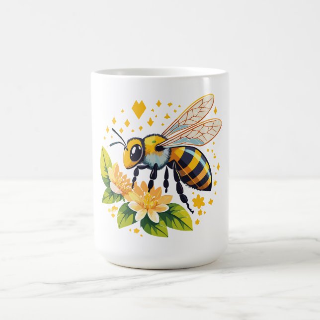European honey bee coffee mug (Center)