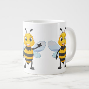 European honey bee large coffee mug