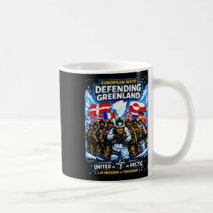 European Nato Defending Greenland Anti Trump Polic Coffee Mug