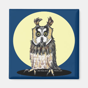 European Owl Magnet