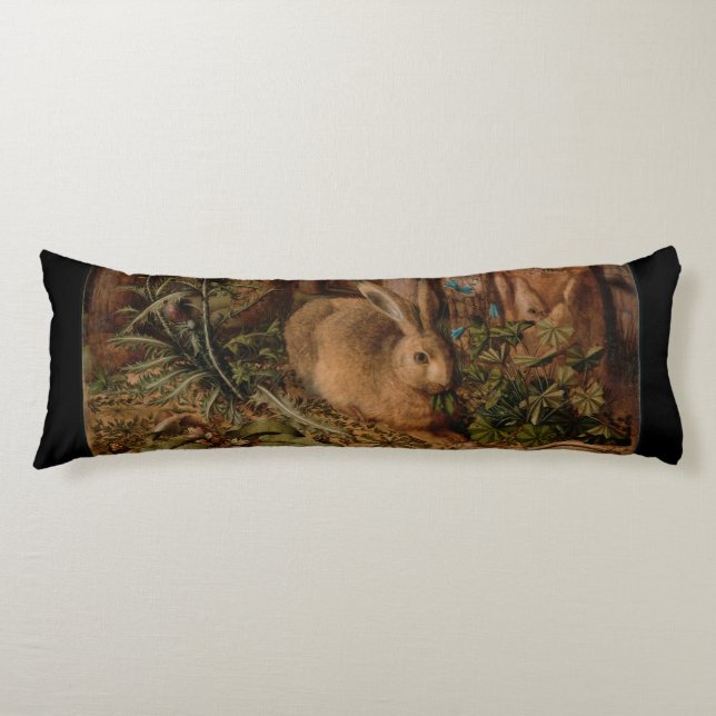 European Painting Rabbit Year 2023 Body Pillow (Front)