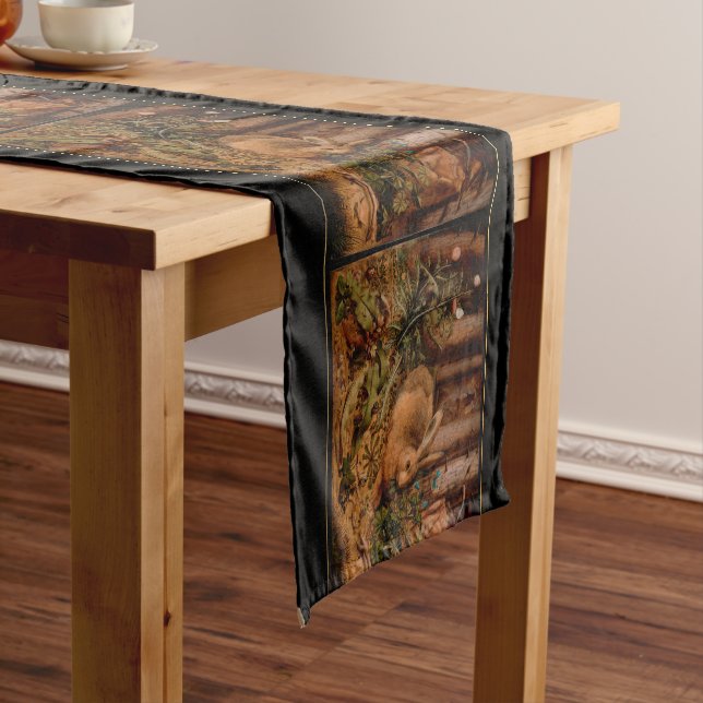 European Painting Rabbit Year 2023 Table Runner (In Situ)