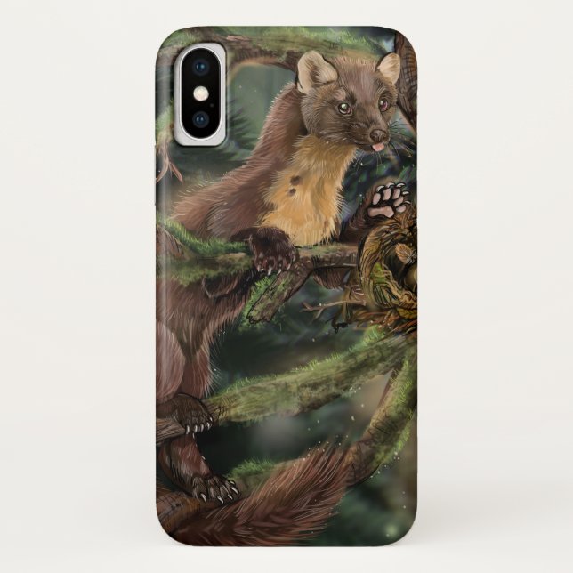 European Pine Marten Case-Mate iPhone Case (Back)