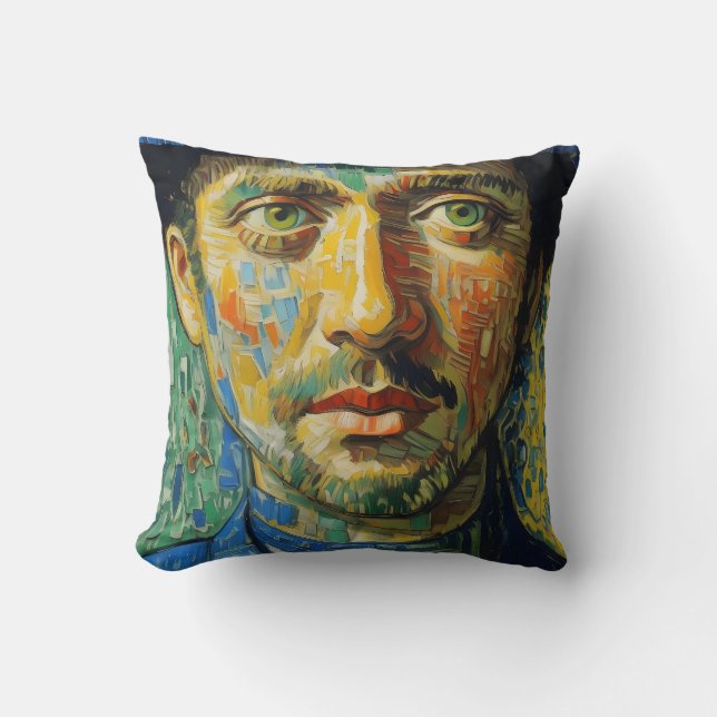 European Portrait Painting Cushion (Front)