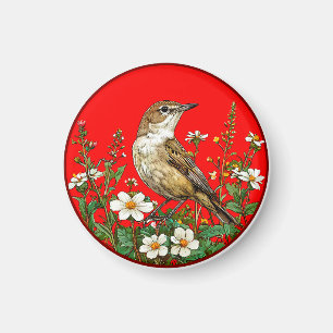 European reed warbler bird magnet