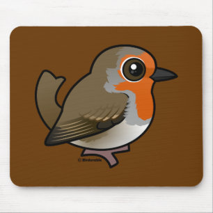 European Robin Mouse Pad