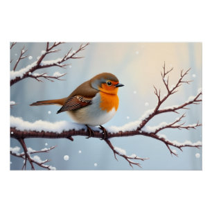 European Robin Poster