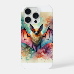 European serotine bat 131024AREF133 - Watercolor iPhone 15 Pro Case