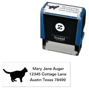 European Short Haired Cat Personalised Self-inking Stamp