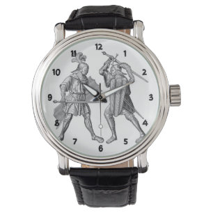 European Style Swordsman Warrior Watch
