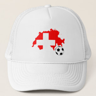European Switzerland Swiss Flag Soccer Hat Cap