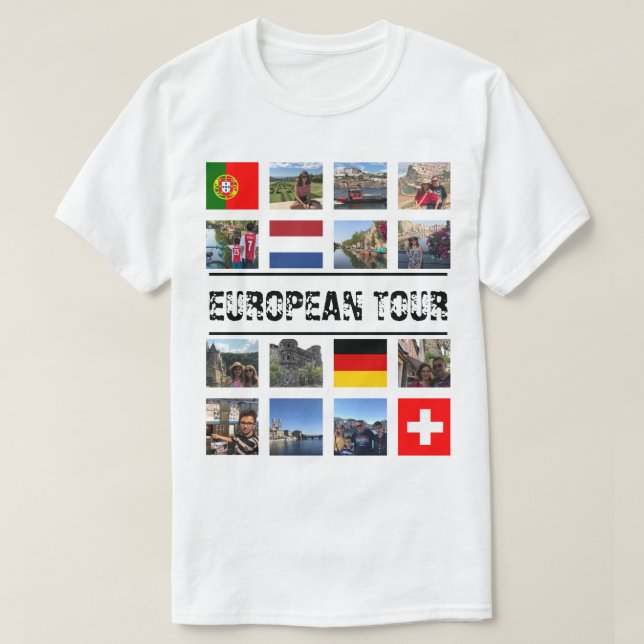 European Tour Customised T-Shirt (Design Front)