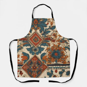 European Traditional Seamless Pattern Apron