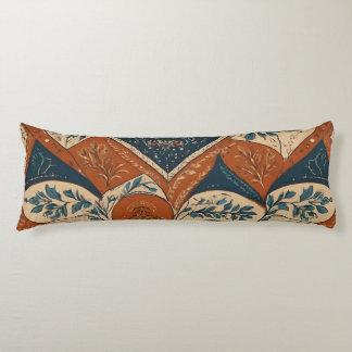 European Traditional Seamless Pattern  Body Cushion