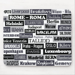 European Traveller custom mousepad