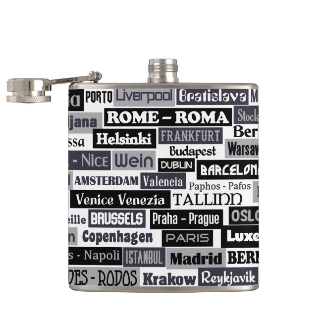 European Traveller flask (Opened)
