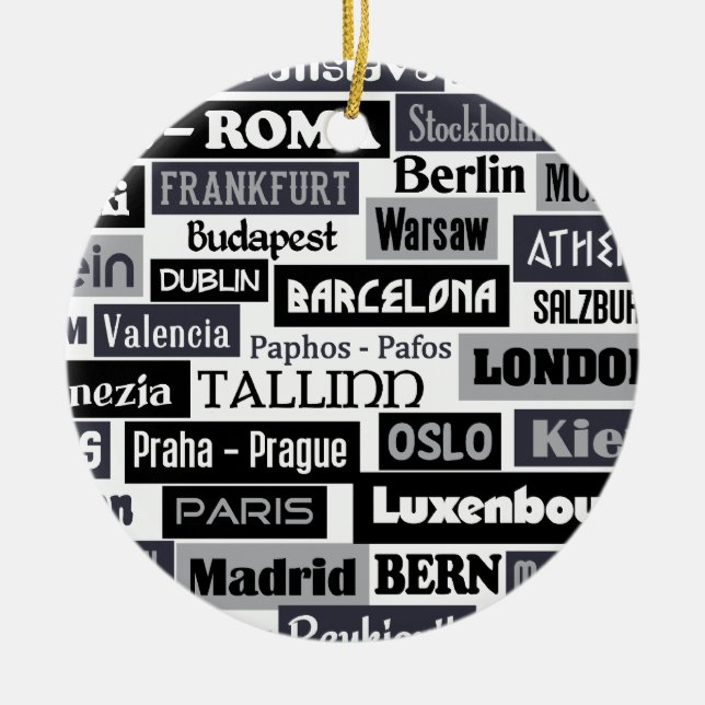 European Traveller ornament (Front)