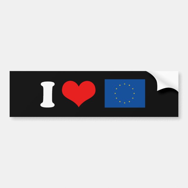 European Union Bumper Sticker (Front)