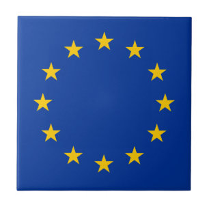 European Union EU Flag Ceramic Tile