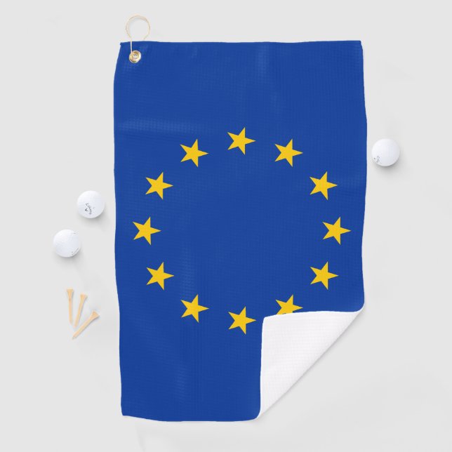 European Union EU Flag Golf Towel (InSitu)