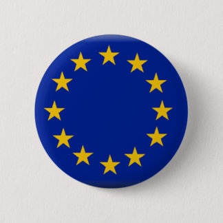 European Union Flag 6 Cm Round Badge