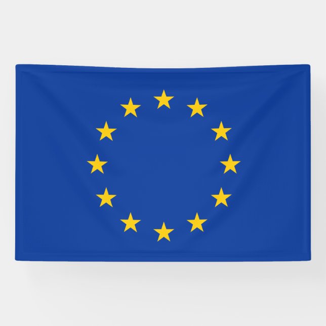 European Union Flag Banner (Horizontal)