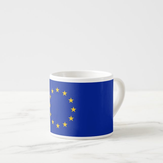 European Union flag Espresso Cup (Front Right)