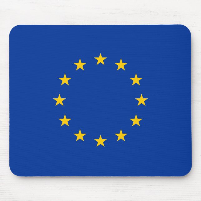European Union Flag (EU) (Europe) Mouse Pad (Front)