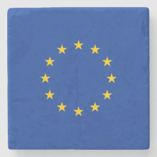 European Union Flag (EU) (Europe) Stone Coaster