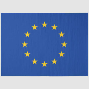 European Union Flag (EU) (Europe) Tissue Paper
